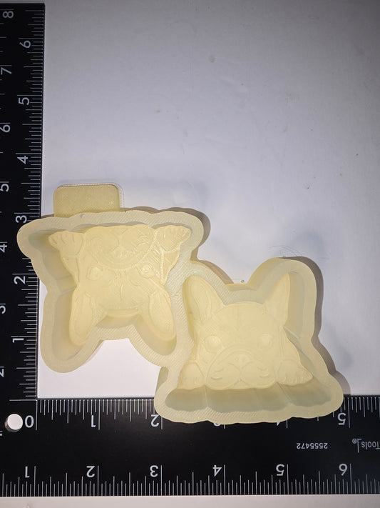 French bulldog vent silicone freshie mold